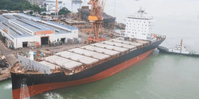 好消息！廈船重工交付1800TEU集裝箱船，揚(yáng)子江船業(yè)再獲集裝箱船訂單