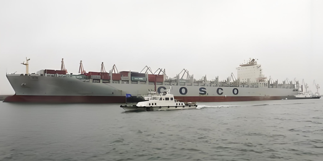 廣州南沙到營口首條內(nèi)貿(mào)海運快航系列航線上線