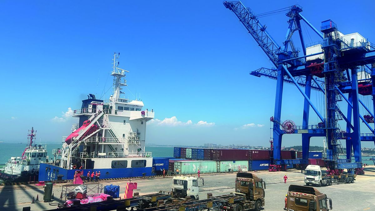 泉州港再添集裝箱新航線